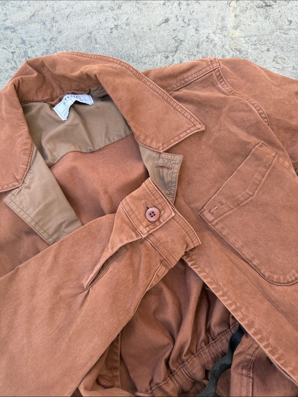Women’s STOIC brown Utility Jumpsuit - Picture 7 of 7